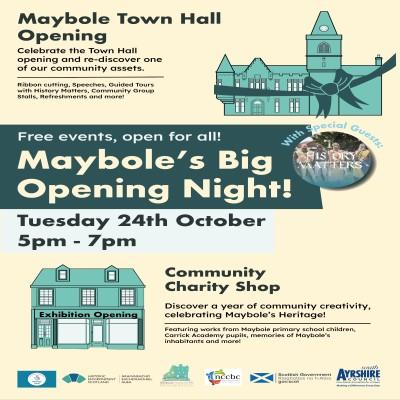 Maybole Opening Night Invite 400 x 400