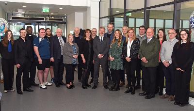 Maybole Leisure Club Official Opening Feb 24 - group shot 