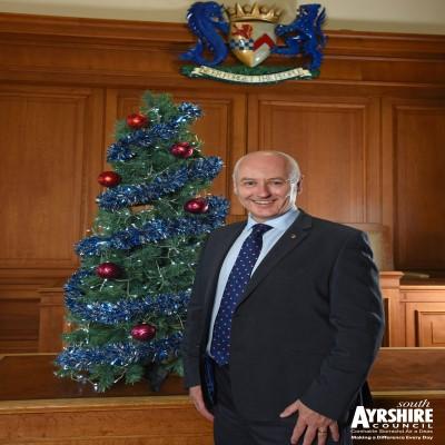 Leader of South Ayrshire Council Christmas logo 400 x 400