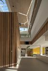 Maybole CC view f corridor and ceiling windows