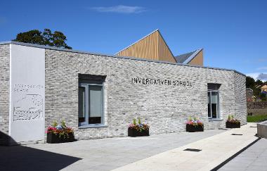 Invergarven main entrance and signage