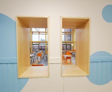 Heathfield primary view of window access to classroom