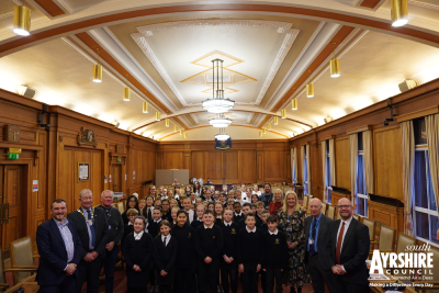 Ayr Grammar visit