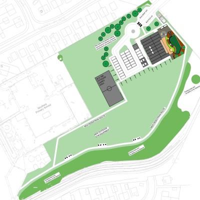 Struthers early years centre site plan 400 x 400